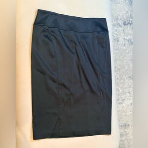 Marc Bouwer Glamit Black Shiny Pencil Skirt